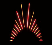 Custom Dynamics TruFLEX 115-Red LED with Red Tubing Professional Grade Flexible Lighting Strip