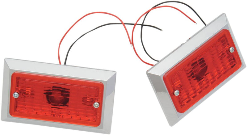Chris Products Dual Incandescent Style Marker Light w/Red Lens