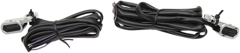 Drag Specialties LED Handlebar Marker Lights Fits Harley-Davidson Softail, Touring, V-Rod Models 2009-2017
