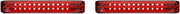 Custom Dynamics Chrome BCM Bagz Standard Saddlebag Lights w/Red Lenses for 2014-2025 Harley-Davidson Touring Motorcycles