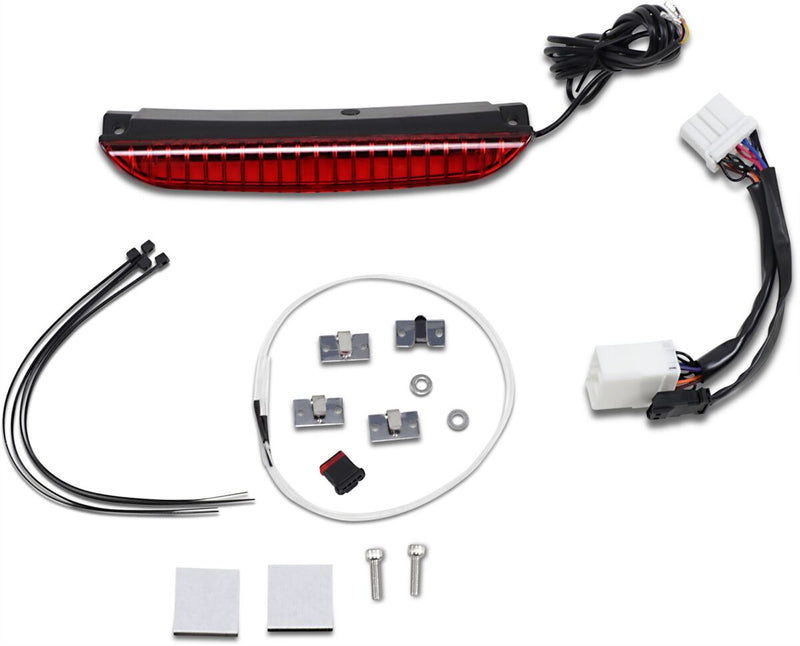 Custom Dynamics Luggage Rack Lights w/Red Lens for 2005-2017 Harley-Davidson Softail Motorcycles #CD-LR-08-R