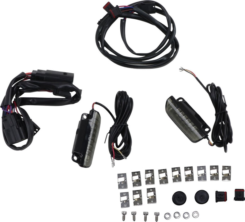 Custom Dynamics Saddlebag Rail LED Light Bar w/Smoke Lens for 2012-2013 Harley-Davidson Road Glide and 2010-2012 Harley-Davidson Street Glide Motorcycles #CD-LR-11-S