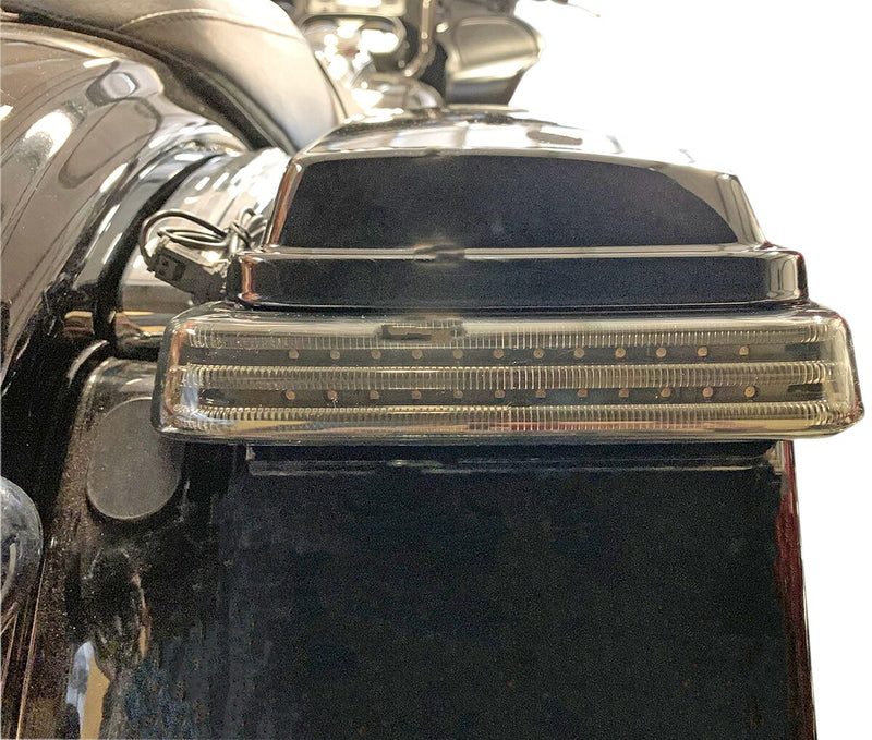 Custom Dynamics Black/Smoke LED Sequential ProBEAM BAGZ Saddlebag Lights for 1997-2013 Harley-Davidson Touring Motorcycles
