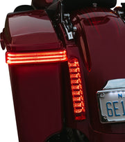 Custom Dynamics Chrome/Red LED Sequential ProBEAM BAGZ Saddlebag Lights for 1997-2013 Harley-Davidson Touring Motorcycles