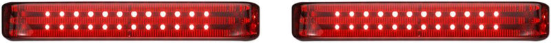Custom Dynamics Chrome/Red LED Sequential ProBEAM BAGZ Saddlebag Lights for 2010-2013 Harley-Davidson Road Glide Custom - FLTRX and 2010-2013 Harley-Davidson Street Glide - FLHX Motorcycles