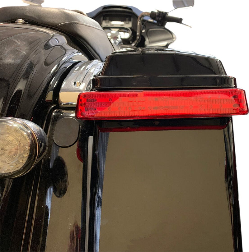 Custom Dynamics Chrome/Red LED Sequential ProBEAM BAGZ Saddlebag Lights for 2010-2013 Harley-Davidson Touring Motorcycles