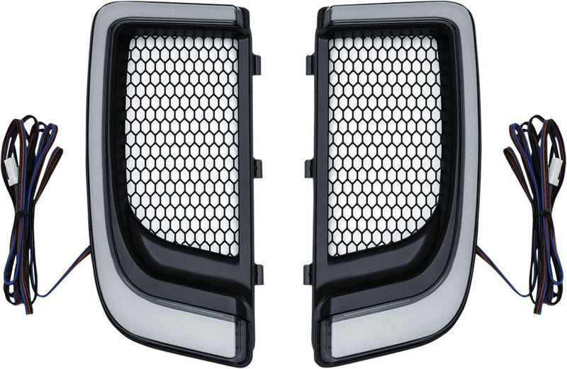 Kuryakyn Tracer LED Fairing Lower Grill Inserts #5064