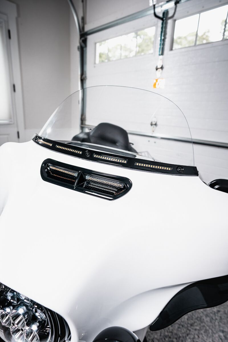 Custom Dynamics All in One Dynamic LED Batwing Fairing Vent Insert for 2014-2025 Harley-Davidson Trike and 2014-2025 Harley-Davidson Touring Motorcycles