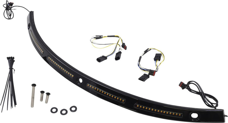 Custom Dynamics Gensis 4 Dynamic LED Batwing Windshield Trim Sequential Turn Signal for 2014-2025 Harley-Davidson Trike and 2014-2025 Harley-Davidson Touring Motorcycles