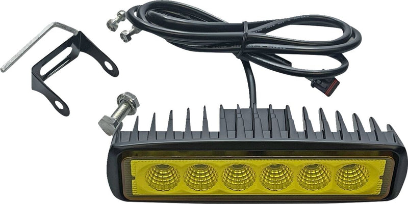 Custom Dynamics Yellow High Power LED Driving Light Bar for 2006-2017 Harley-Davidson Dyna and 2000-2017 Harley-Davidson Softail Motorcycles
