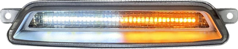 Custom Dynamics Chrome Dynamic LED Fairing Vent Insert for 2020-2026 Indian Roadmaster and 2019-2026 Indian Chieftain Motorcycles