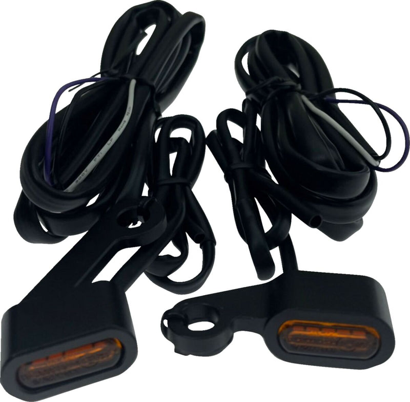 Drag Specialties LED Handlebar Marker Lights Fits Harley-Davidson Sportster Models 2004-2013