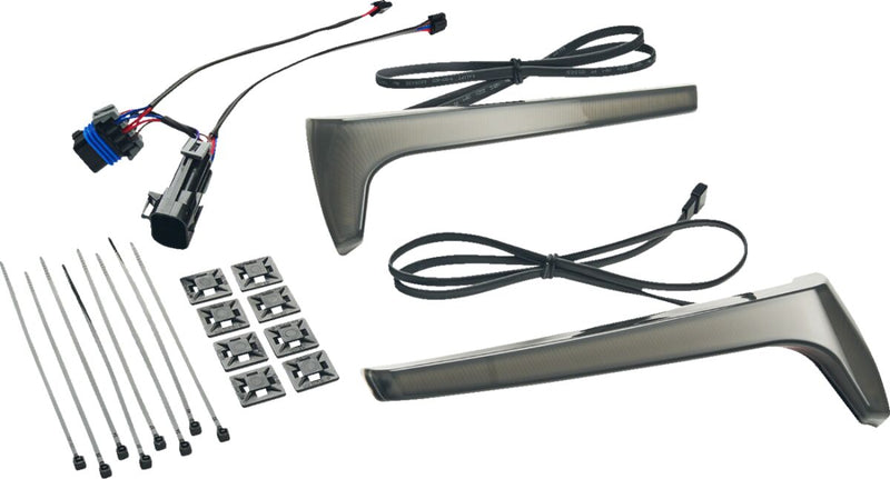 Ciro RydeCulture™ Bryant M1 Saddlebag Lights for 2020-2026 INDIAN Brake Light Running Light Kit
