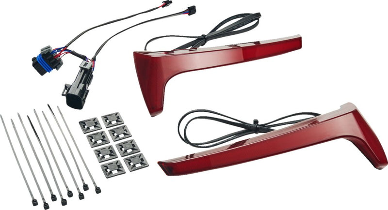 Ciro RydeCulture™ Bryant M1 Saddlebag Lights for 2020-2026 INDIAN Brake Light Running Light Kit