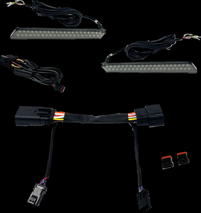 Custom Dynamics Smoke Saddlebag LED Latch Lights for 2023-2026 Harley-Davidson Touring Motorcycles