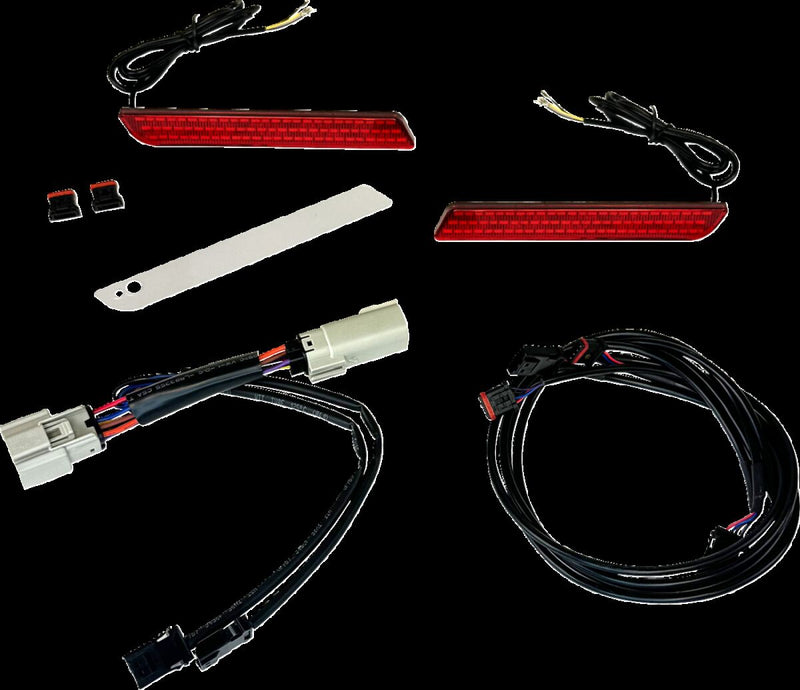 Custom Dynamics Red LED Fender Reflector Light for 2014-2025 Harley-Davidson Trike Motorcycles
