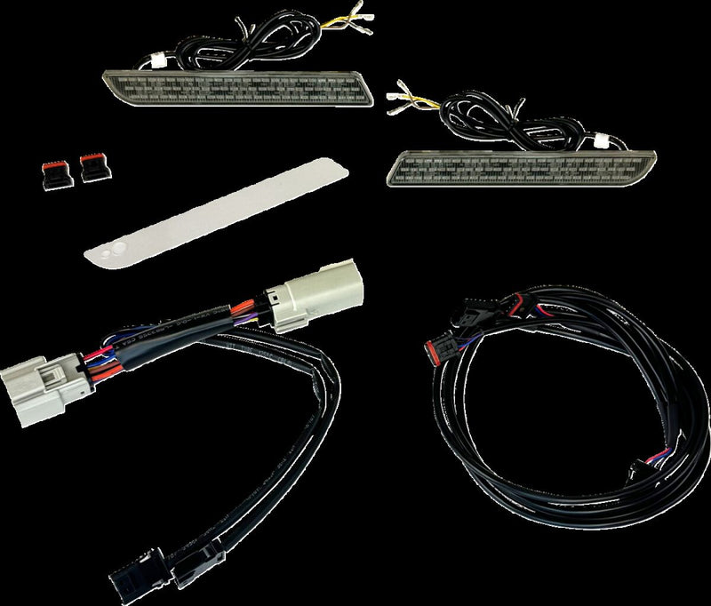 Custom Dynamics Smoked LED Fender Reflector Light for 2014-2025 Harley-Davidson Trike Motorcycles