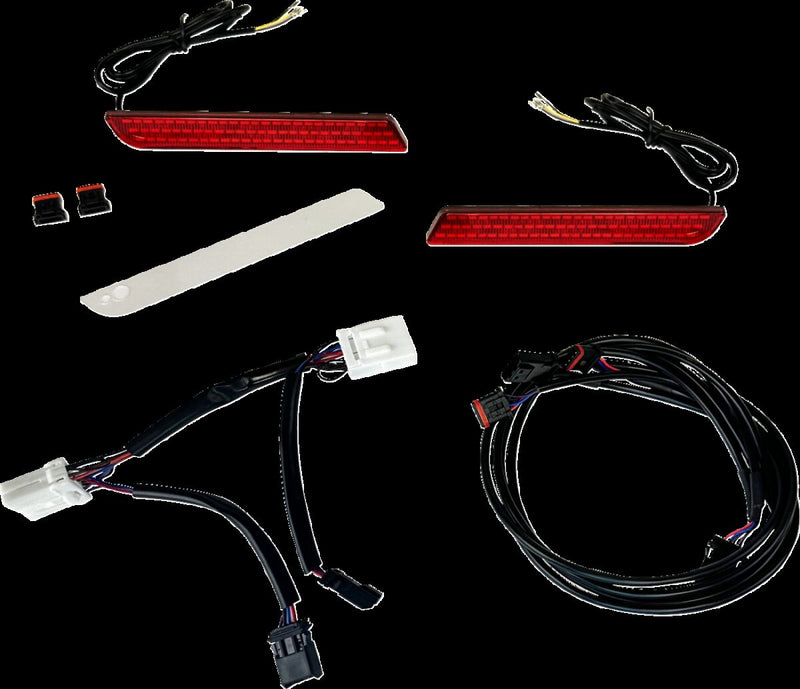 Custom Dynamics Red LED Fender Reflector Light for 2009-2013 Harley-Davidson Tri Glide Ultra Classic - FLHTCUTG and 2010-2011 Harley-Davidson Street Glide Trike - FLHXXX Motorcycles