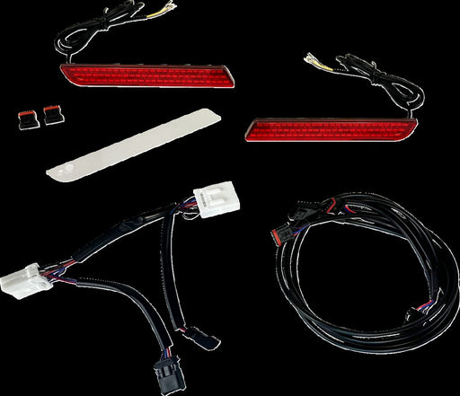 Custom Dynamics Red LED Fender Reflector Light for 2009-2013 Harley-Davidson Tri Glide Ultra Classic - FLHTCUTG and 2010-2011 Harley-Davidson Street Glide Trike - FLHXXX Motorcycles