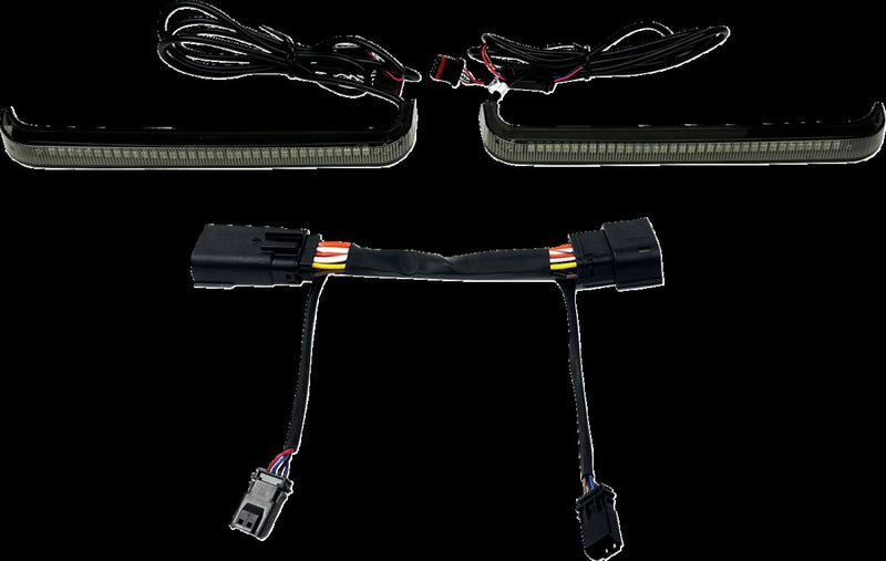 Custom Dynamics Smoke Low Profile LED Saddlebag Lights for 2023-2026 Harley-Davidson Touring Motorcycles