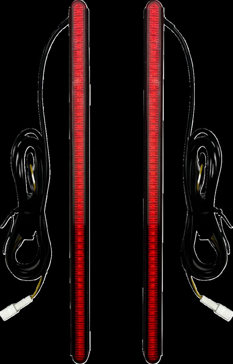 Custom Dynamics Red Genesis 8.5 inch. Auxiliary LED Plasma Rods Light Bars