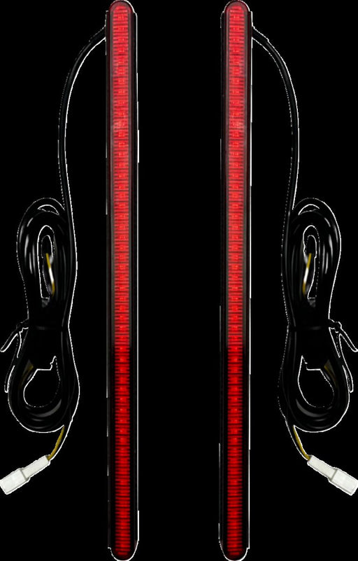 Custom Dynamics Red Genesis 8.5 inch. Auxiliary LED Plasma Rods Light Bars