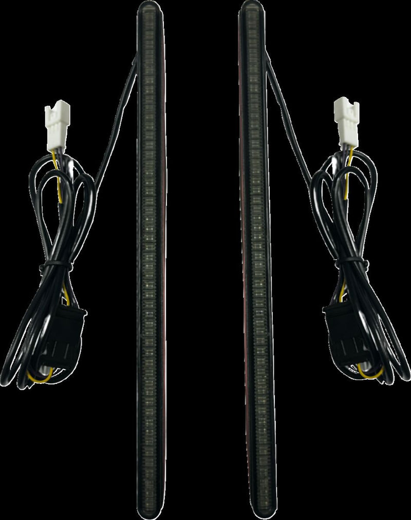 Custom Dynamics Smoked Genesis 8.5 inch. Auxiliary LED Plasma Rods Light Bars