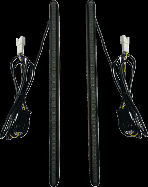 Custom Dynamics Smoked Genesis 8.5 inch. Auxiliary LED Plasma Rods Light Bars