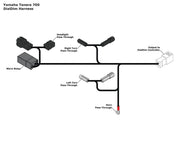 Denali P&P Dialdim Wiring Adapter for 2019-2022 YAMAHA XTZ 690 Light Each