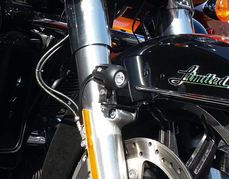 Denali Driving Light Mount - L Bracket 2.5" for 2008-2018 KAWASAKI KLR 650 Mounting Bracket Each