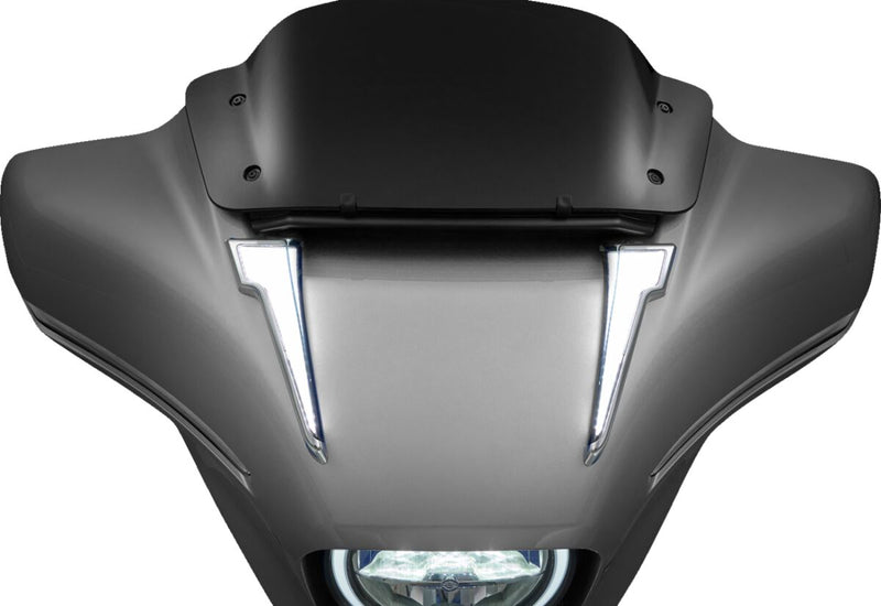 Ciro Quill™ LED Fairing Lights for 2023-2026 Harley-Davidson Running Light Turn Signal Pair