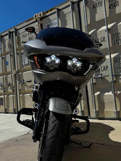 Custom Dynamics Shark Demon® Integrated Front Turn Signal Vents for 2023-2025 Harley-Davidson FLTRX Shark Demon™ Turn Signal Insert Pair