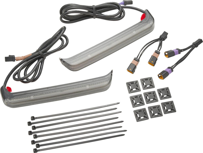 Ciro Bag Blades® with Lightstrike® for 2023-2025 Harley-Davidson Saddlebag Light Brake Light Running Light Kit