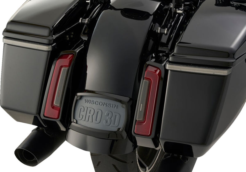 Ciro Bag Blades® with Lightstrike® for 2023-2025 Harley-Davidson Saddlebag Light Brake Light Running Light Kit