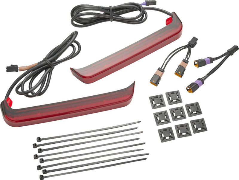 Ciro Bag Blades® with Lightstrike® for 2023-2025 Harley-Davidson Saddlebag Light Brake Light Running Light Kit