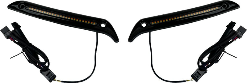 Custom Dynamics Low Rider ST LED Windshield Trim for 2022-2026 Harley-Davidson Pair