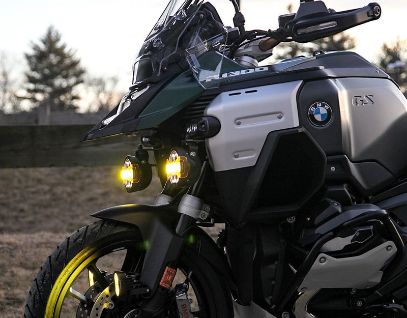 Denali Upper Driving Light Mount for 2025-2026 BMW R 1300 GS ABS Mounting Bracket Pair