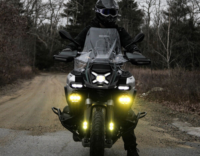 Denali Upper Driving Light Mount for 2025-2026 BMW R 1300 GS ABS Mounting Bracket Pair