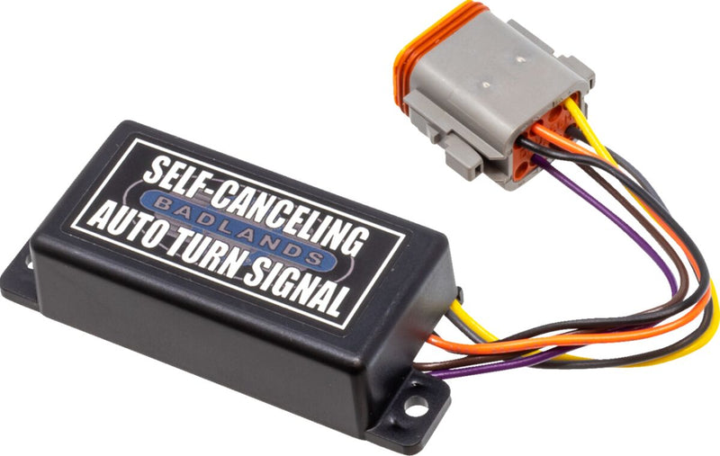 Badlands Auto-Canceling Turn Signal Module for 1994-2000, 2003 Harley-Davidson Control Module Black