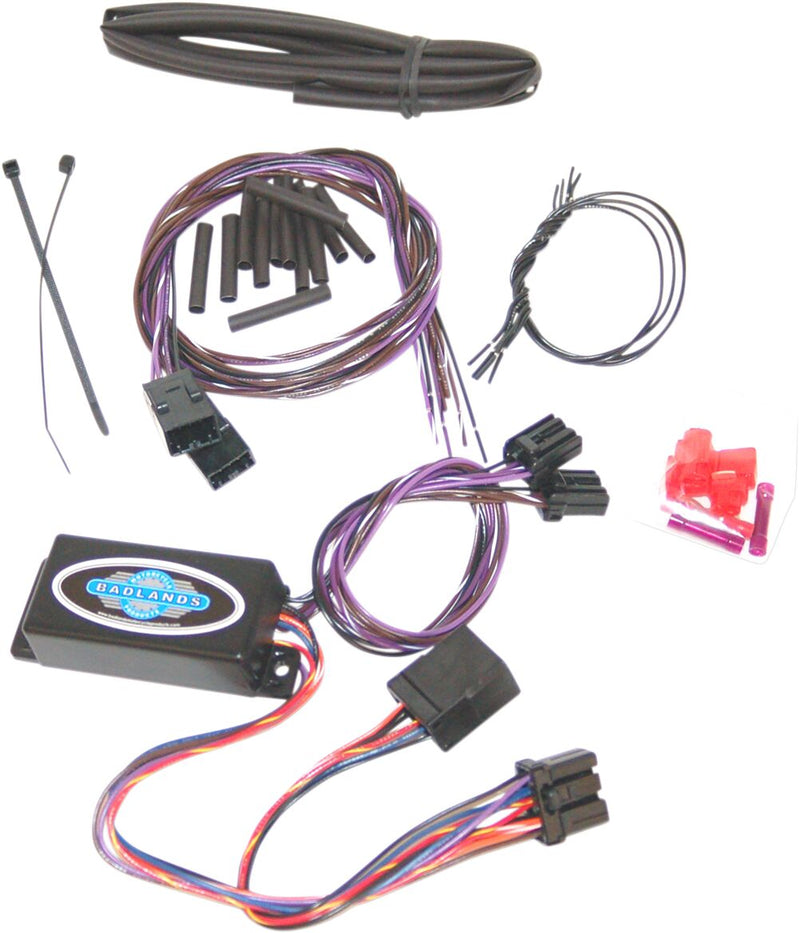 Badlands Sequential Module for 1996-2013 Harley-Davidson Lighting Control Module Static Brake Light Run Kit