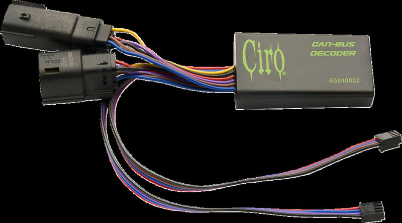 Ciro Lighting Controller for 2014-2024 Harley-Davidson Lighting Control Module Black