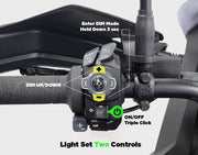 Denali Cansmart Gen II for 2020-2026 KTM Handlebar Switch Control Unit Black Brake Light Run Each
