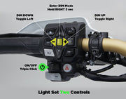 Denali Cansmart Gen II for 2020-2026 HONDA CRF 1100 L ABS Handlebar Switch Control Unit Black Brake Light Run Each