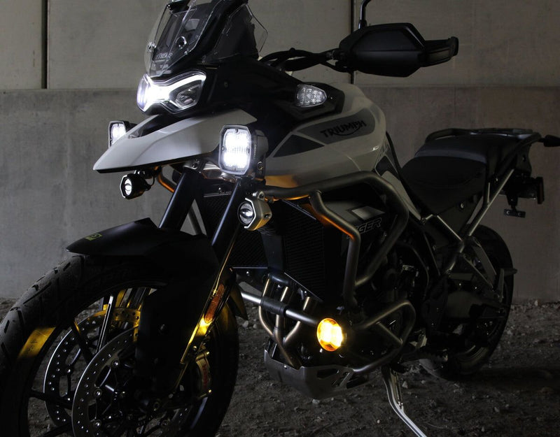 Denali Cansmart Gen II for 2020-2024 TRIUMPH TIGER Handlebar Switch Control Unit Black Brake Light Run Each