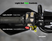 Denali Cansmart Gen II for 2020-2024 TRIUMPH TIGER Handlebar Switch Control Unit Black Brake Light Run Each
