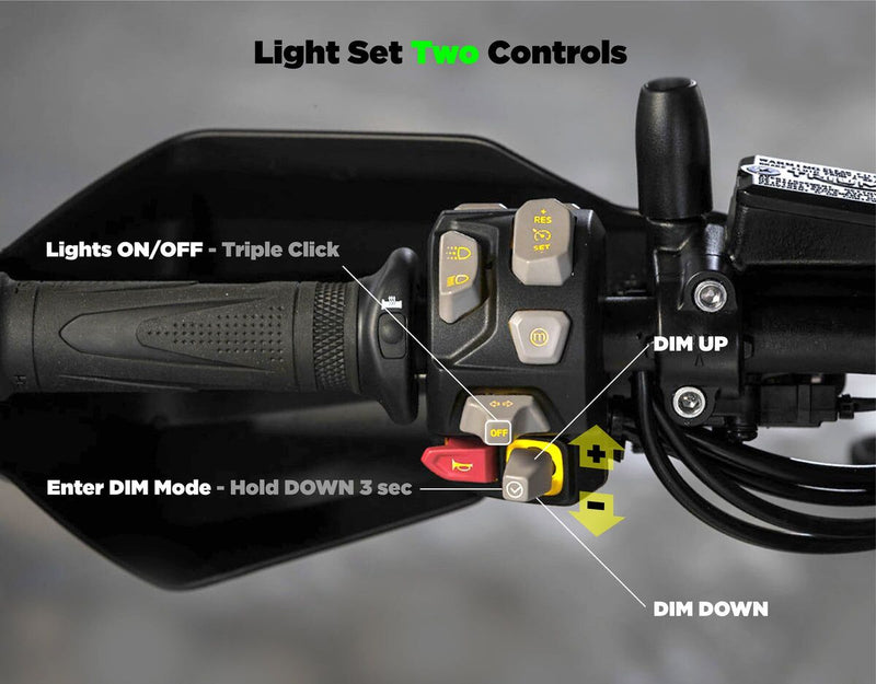 Denali Cansmart Gen II for 2020-2024 TRIUMPH TIGER Handlebar Switch Control Unit Black Brake Light Run Each
