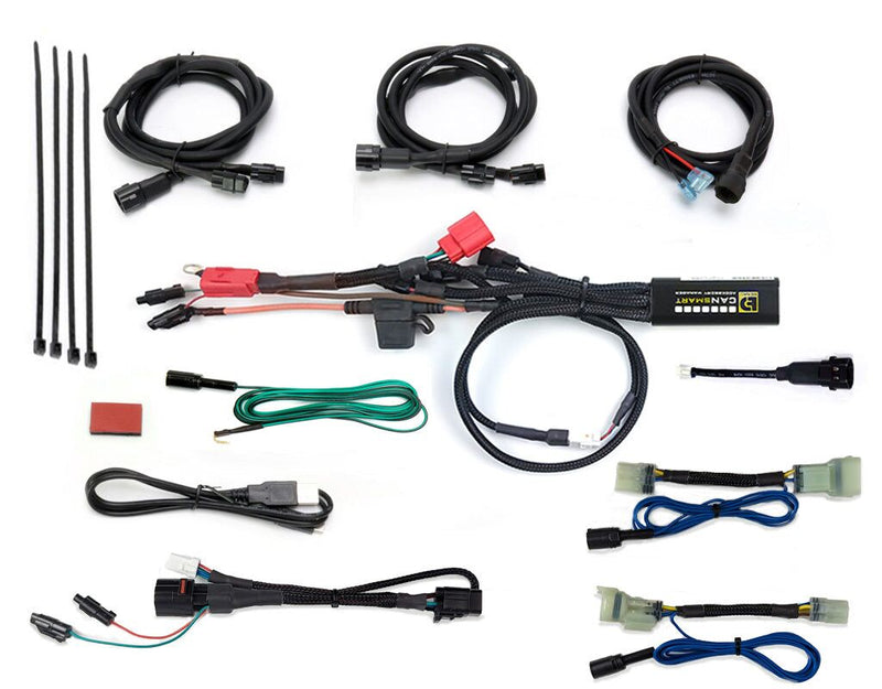 Denali Cansmart Gen II for 2019-2023 YAMAHA XTZ Handlebar Switch Control Unit Black Brake Light Run Each