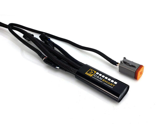 Denali CANsmart™ Controller GEN II V-Twin for 2011-2025 Harley-Davidson Handlebar Switch Control Unit Black Brake Light Run