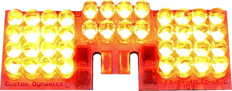 Custom Dynamics Red LED Fender Tip Light for 1984-2014 Harley-Davidson Touring and 1986-2017 Harley-Davidson Softail Motorcycles
