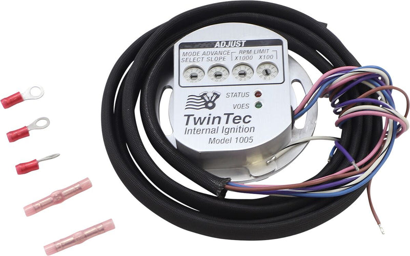 Daytona Twin Tec LLC Internal Ignition System for 1970-2000 Harley-Davidson Standard Ignition Module Black Grey Rev Limiter